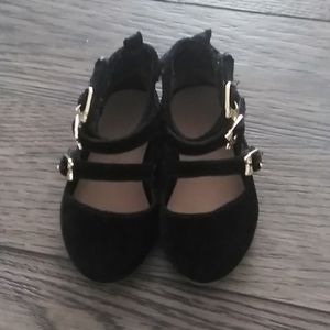 Black toddler girl sandals